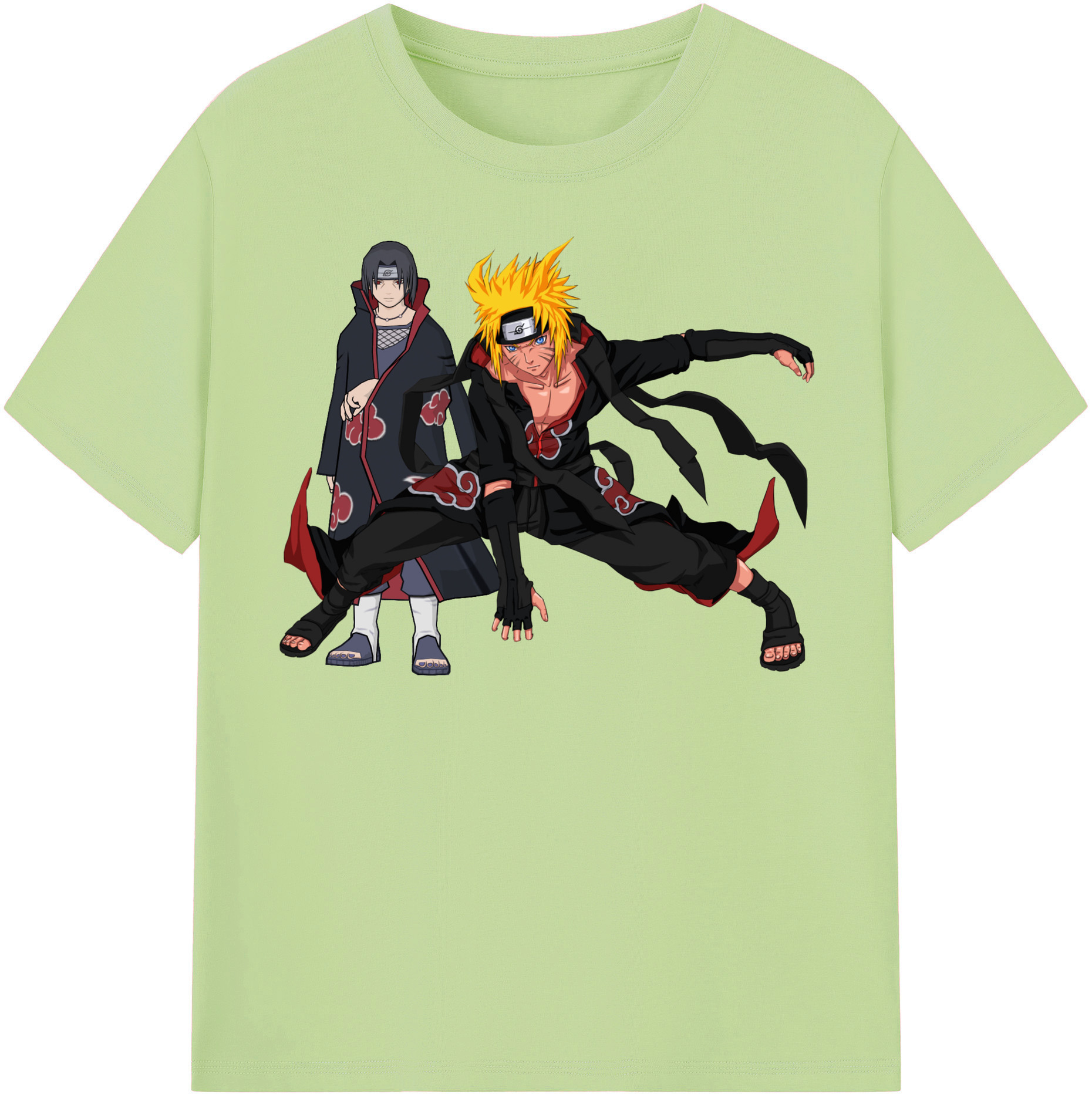 （画像用） NARUTO -ナルト- うずまき ナルト Uzumaki Naruto 綿100％半袖Tシャツ（フロントプリント）